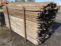 Approx (700) 2"x8' Wood Tree Stakes