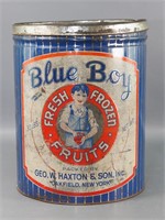 Large 'Blue Boy' Lithographed Tin