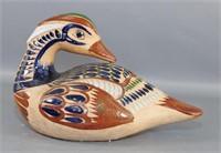 Sand Coloured Stoneware 'Duck'