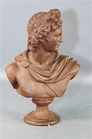 Classical Plaster Bust of the Apollo Belvedere