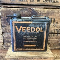 Veedol Heavy 3 US 1 Gallon Oil Tin