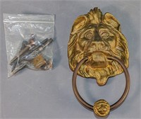 'Lion Masque' Door Knocker