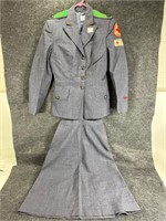 Vintage American Red Cross Uniform w/ Patches