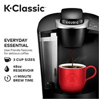 Brand New  black Keurig K-Classic Coffee Maker K-C