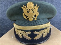 US Army Field Grade Officer's Green Cap