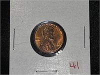1935 LINCOLN WHEAT CENT GEM BU *RED