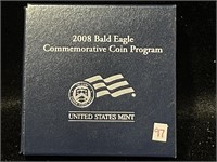 2008 SILVER BALD EAGLE US MINT $1 US SILVER PROOF