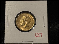 1925 GREAT BRITAIN GOLD SOVEREIGN (0.2354 OZ GOLD)