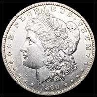 1890-S Morgan Silver Dollar NEARLY UNCIRCULATED