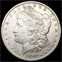 1891 Morgan Silver Dollar NEARLY UNCIRCULATED