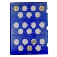1932-1964 Washington Quarter Book (62 Coins)