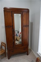 Beautiful Antique Wardrobe-interior shelves remove