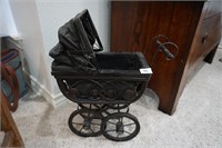 Small Vintage Style Doll Carriage