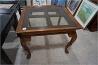 Glass Top end table