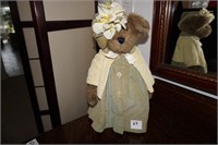 Collectible Boyd's Bear on stand