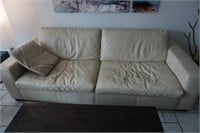 Leather couch (matches lot #73)