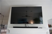 LG TV  with Sound bar and speaker