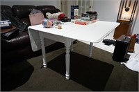 White Painted Drop leaf table