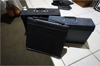Portable accordian file folders