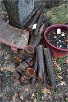 Pieces of Cedar wood