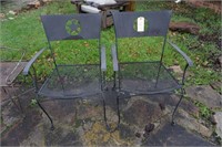 Texas Star metal patio chairs