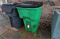 Large rolling trash can (green can only)
