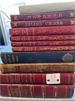 Collection of 11 Leatherbound Books