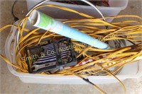 POWER BARS, FLAGS, CABLES, RULER, EXTENSION CORD