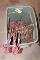 MISC CHAINS IN VARIOUS SIZES, EARTH ANCHORS