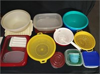 Kitchen Storage Containers, Strainers, Etc.