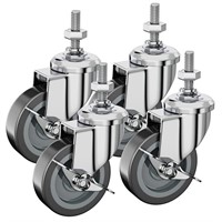 4 PIECES OF HOUSEABLE CASTER WHEELS