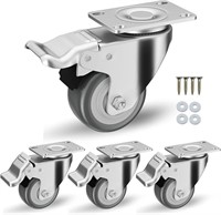 4 PIECE 2 INCH HOUSABLE CASTER WHEELS