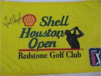 Fred Couples PGA Signed Shell Houston Open Banner
