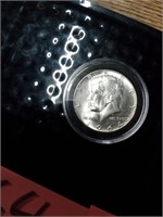 Uncirculated 1964 silver half dollar