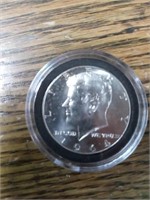 Uncirculated 1964 silver Kennedy half dollar