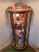 Lighted Curio Case(case only, not contents)
64"