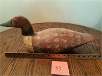 Wooden goose sculpture/decoy
18" L
8 1/2" H