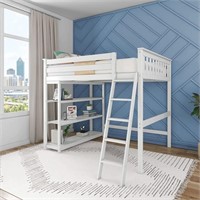 Max & Lily High Loft Bed Full Bed Frame