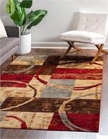 Warm Colors Area Rug, 10 ft x 13 ft