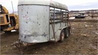 12ftx5ft cattle trailer, st225/75r15 tires, side