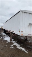 1989 JTCO 42’x8’ grain trailer, manual tarp,