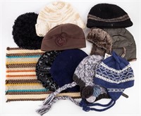 Vintage Knit Berets & Hats (10)