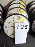 13" 24 volt clocks