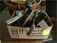Box of old tools.