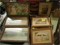 Extensive lot of various small 1930's pictures.