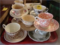 Lot of cups and saucers.