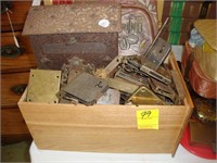 Box of old locks.
