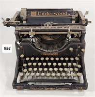 Underwood No. 5 Early Mechanical Typewriter