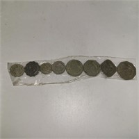 Sealed set of foreign coins