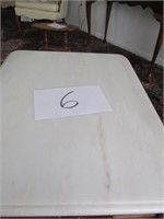 MARBLE TOP END TABLES